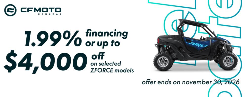 Model Side-by-side Sports SxS ZFORCE - previous models | CFMOTO Canada