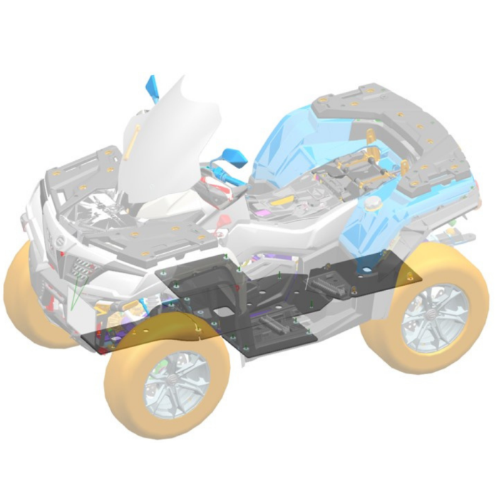 HDPE SKID PLATE CFORCE 800 XC/1000 | CFMOTO Canada