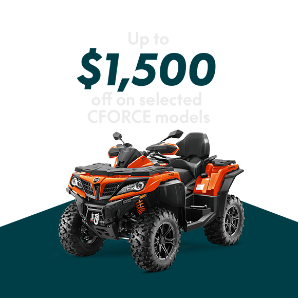 Promotions ATV, UTV & sidebyside CFMOTO Canada