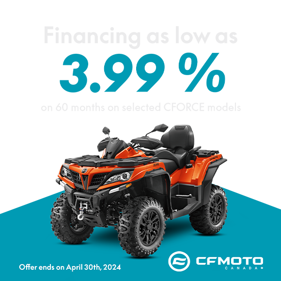 Promotions ATV, UTV & sidebyside CFMOTO Canada